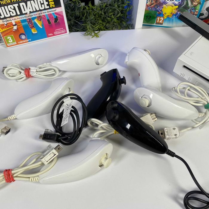 Контролер Nintendo Wii RVL-004 Nunchuk Б/У Оригінал Геймпад Нунчук Віі Асортимент