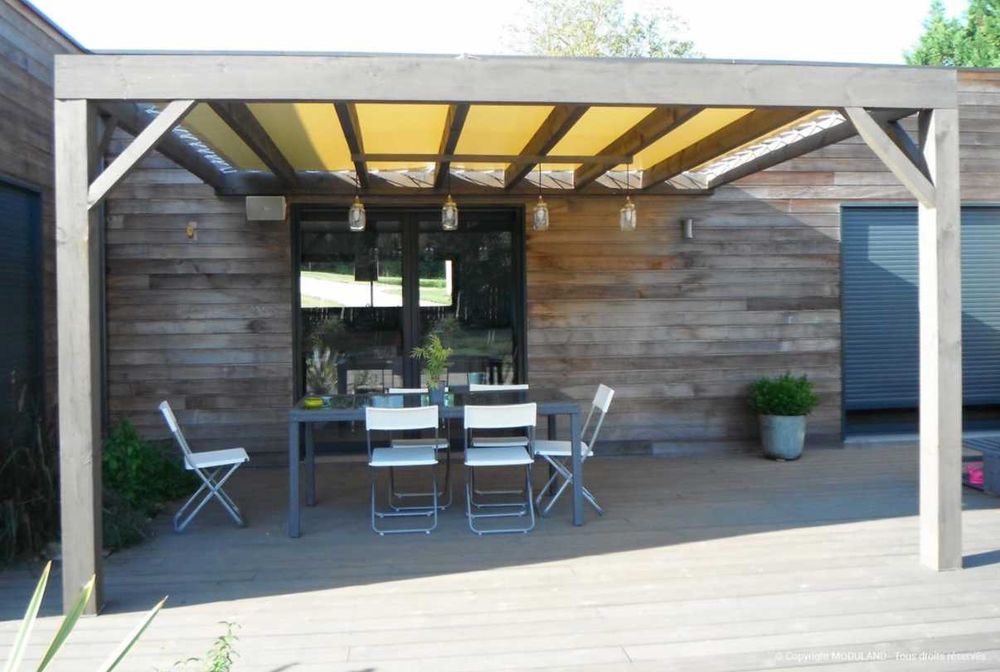 Dach rzymski materiałowy roleta zewnętrzna tarasowa do pergoli