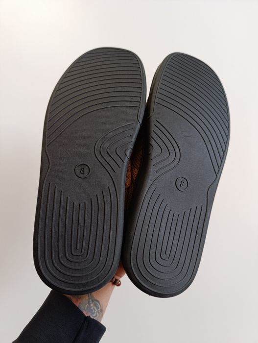Чоловічі Теплі домашні макасини капці на хутрі 41-42 розмір, unisex