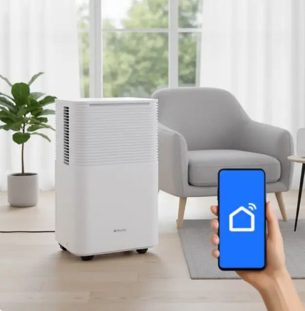 Осушитель воздуха RUHHY 26498 12 л/24 ч +WiFi + гигростат + таймер