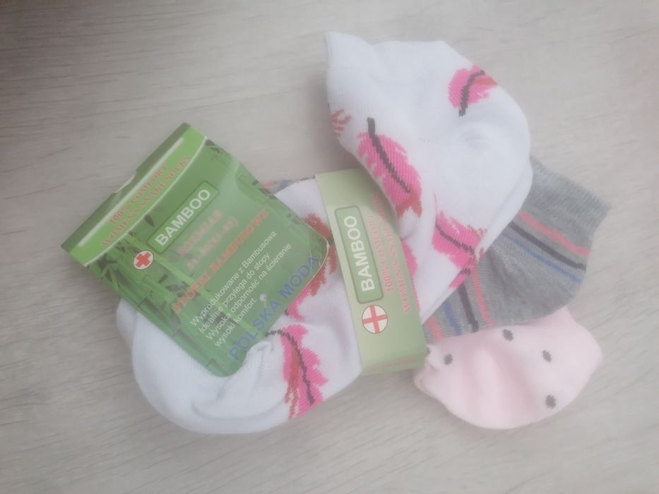 Trzy pak bambusowych skarpet 35-38