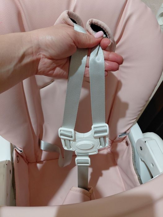 Стіл для годування рожевий