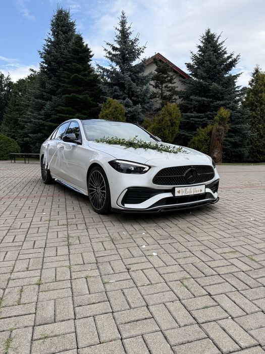 Samochód do ślubu Mercedes, biały