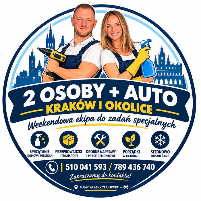 Sprzątanie/Drobne Remonty/Przeprowadzki