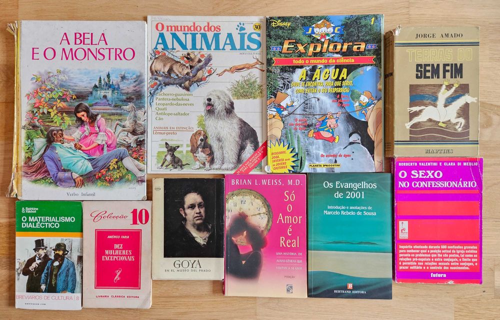 Livros e Revistas - Viagens Romance Infantil História Arte Ciências