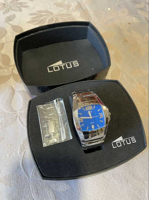 Relógio LOTUS Sea Blue | Stainless Steel c/ Caixa Original e Elos