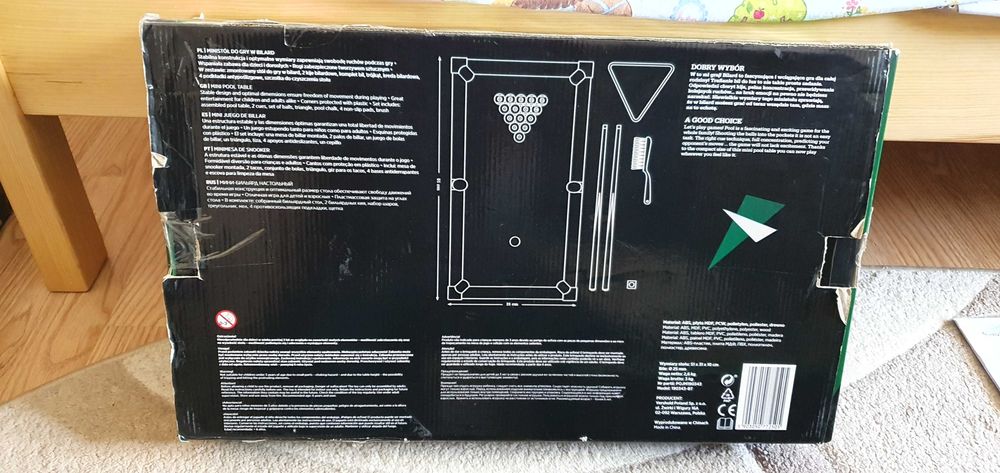 Більярдний стіл, настільна гра, Дитяча гра міні - більярд