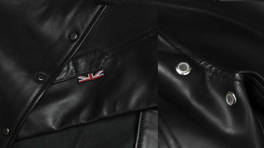 Boda Skins - Leather Shirt / Koszula Skórzana (Skóra Owcza) Biker - L