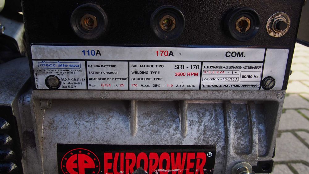 Honda 13 Europower EP 170 X  Agregat pradotworczy spalinowy Spawarka