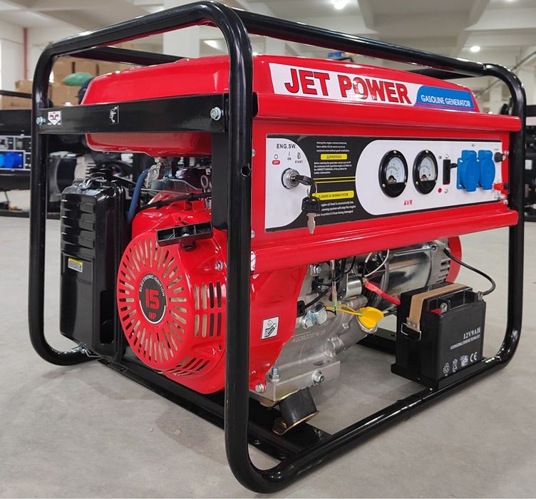 Продам бензиновый генератор 5,5 квт с электрозапуском