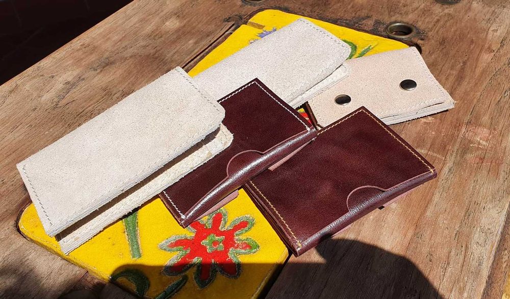 Portfel Portmonetka M3 - skóra hand made city-wallet - tani prezent