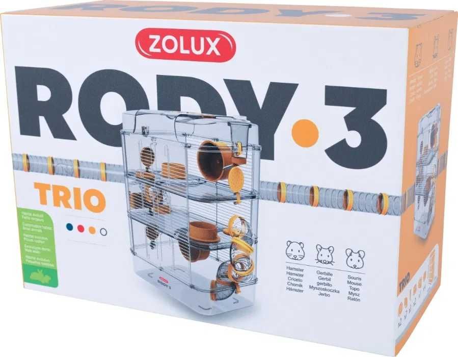 Zolux klatka dla chomika TRIO RODY 3 piętra