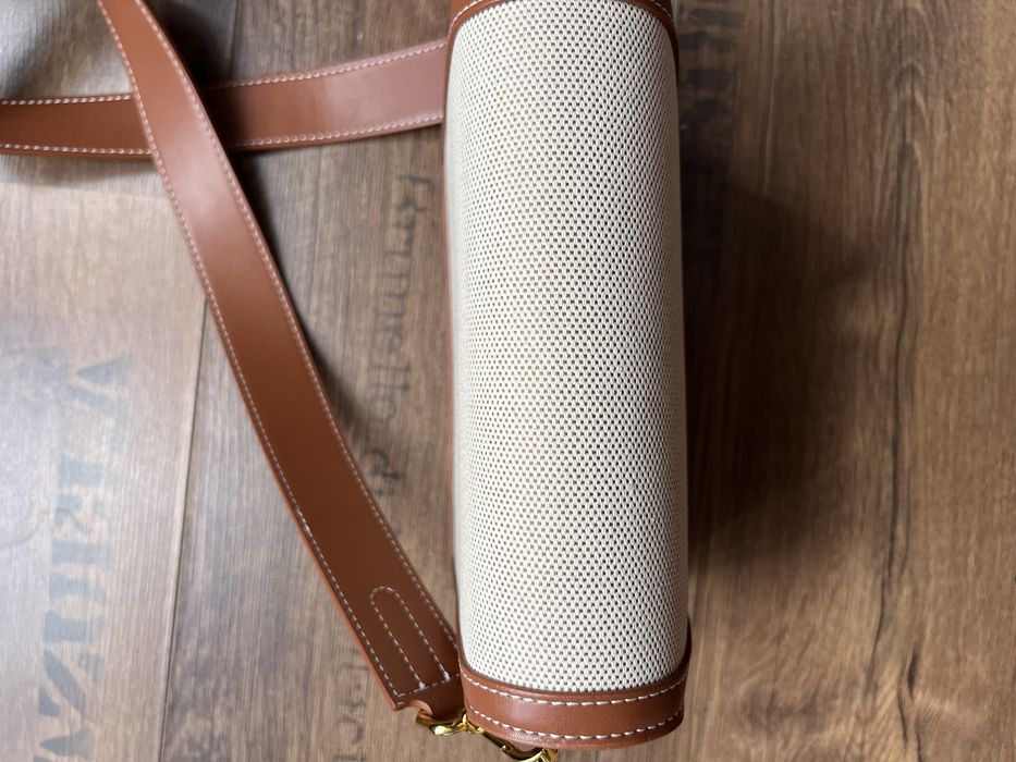 Сумка JW PEI канва Mini Flap Crossbody - Beige Canvas