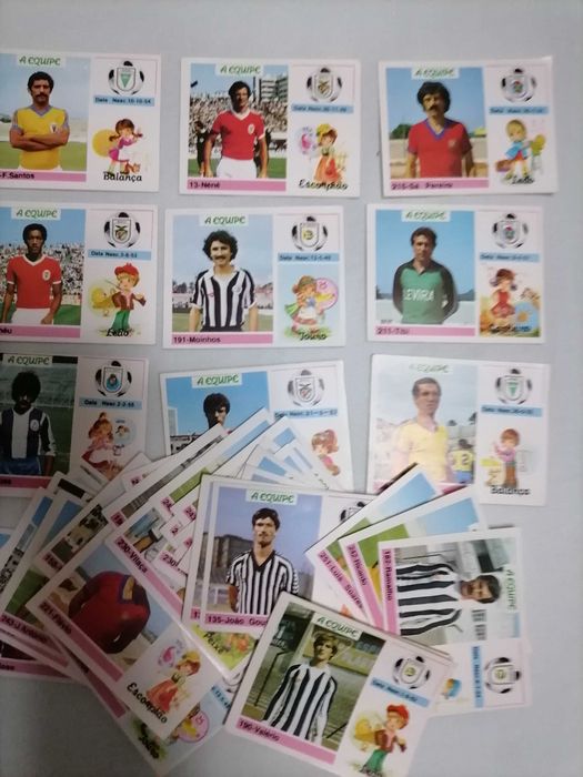 Lote 30 Cromos A EQUIPE 1983/84 (Preço do lote)