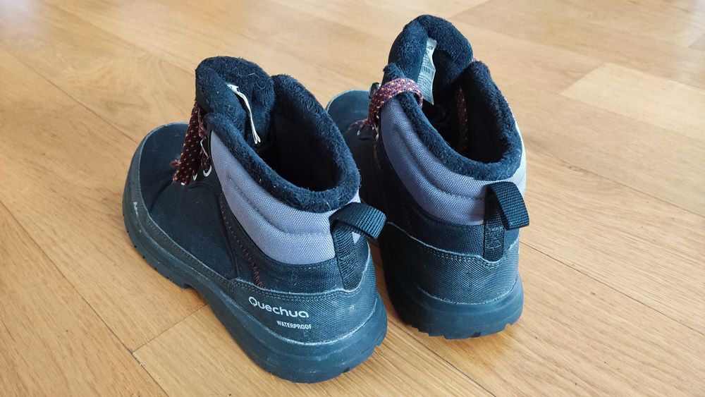 Buty turystyczne, ocieplane, wodoodporne, Quechua 39