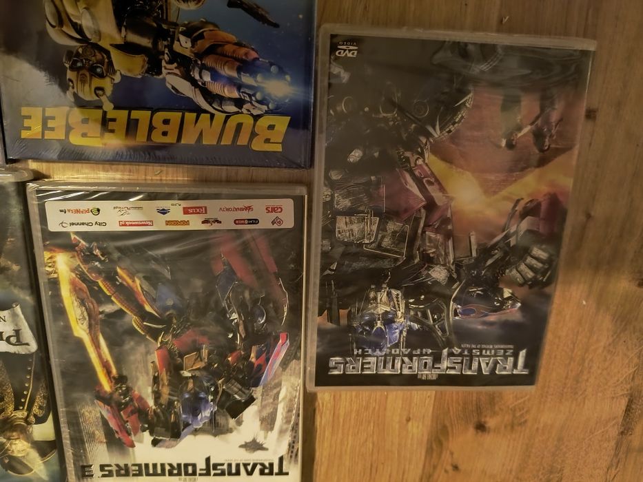 Filmy dvd nowe folia PL Transformers, Piraci z Karaibów, Indiana Jones