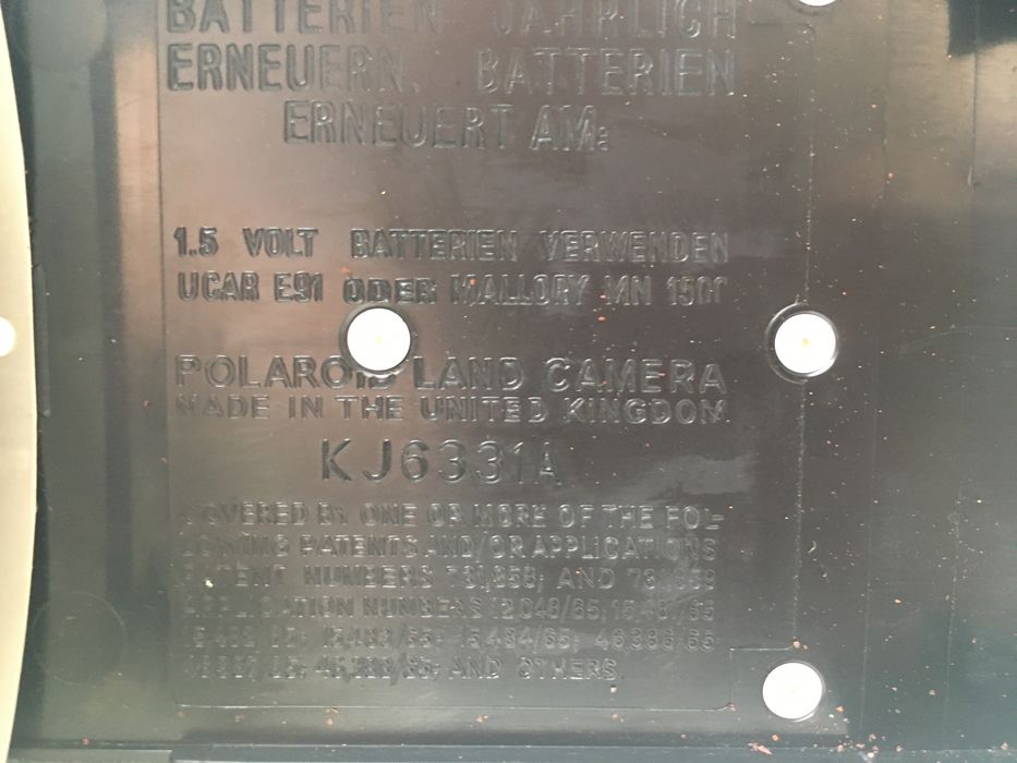 Polaroid Land Camera Model 20 The Swinger c/ caixa original e document