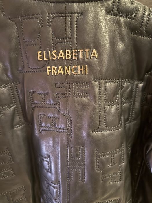 Куртка шкіряна Elisabetta Franchi
