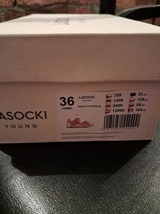 Sandały lasocki young chłopiece