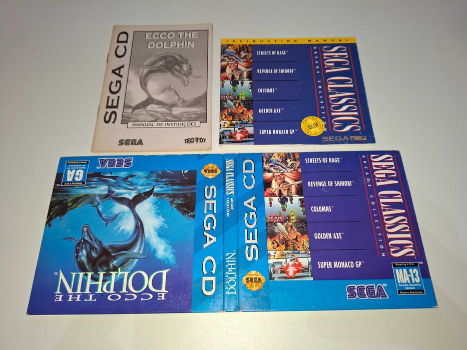 Sega Classics Arcade Collection + Ecco The Dolphin [NTSC-U] Sega CD