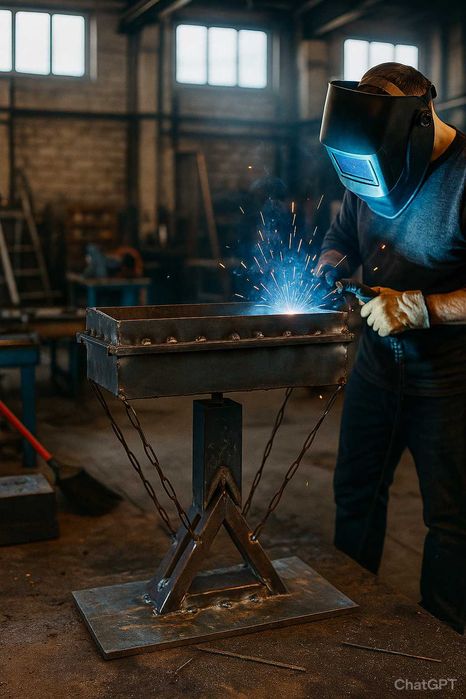 Изготовление и монтаж навесов, откатных ворот, лестниц и не только