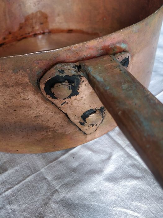 Старая медная сковородка 7 кг