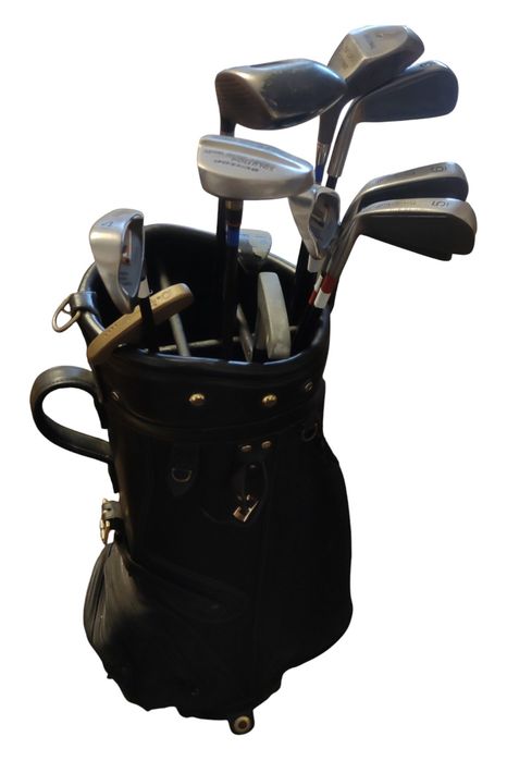 zestaw kijów golfowych 12 szt  + torba komplet golf dla początkujących