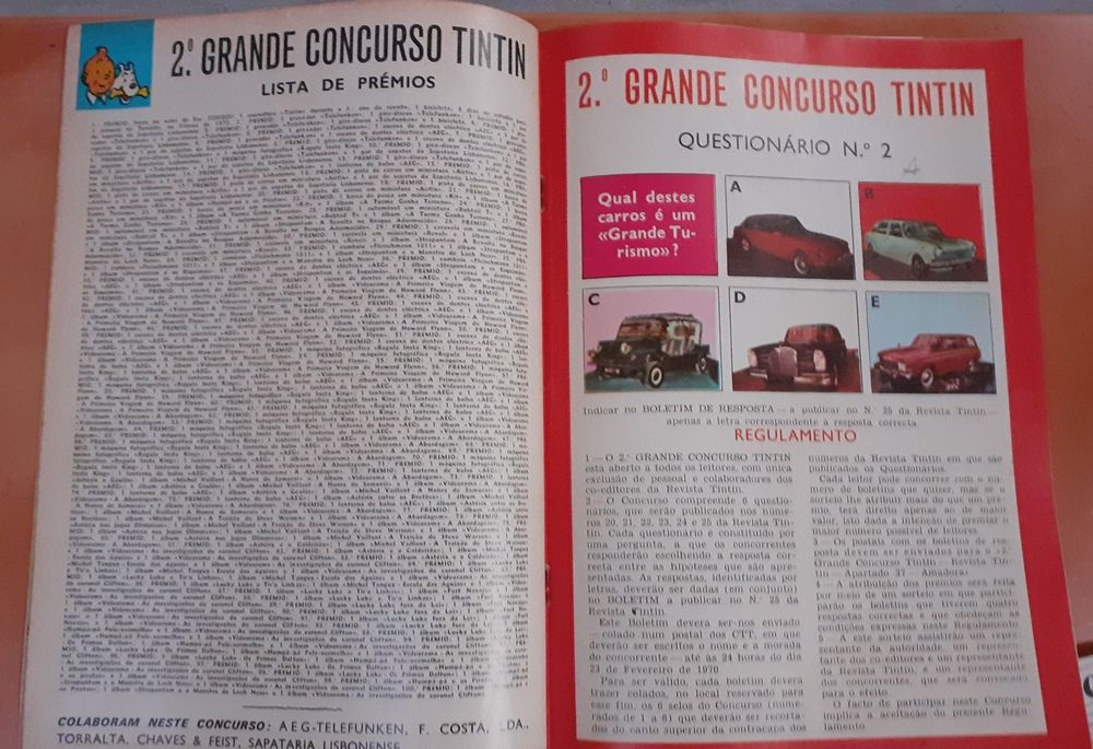 Revistas Tintin - ano 2