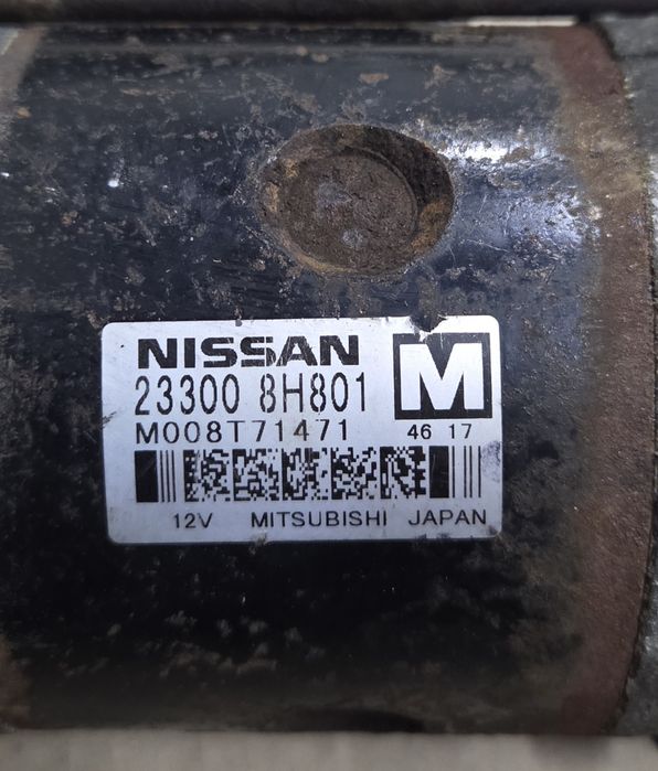 Стартер Nissan X Trail T30 Нісан Х Трейл 2001-07 2.2 дизель розборка шрот запчастини