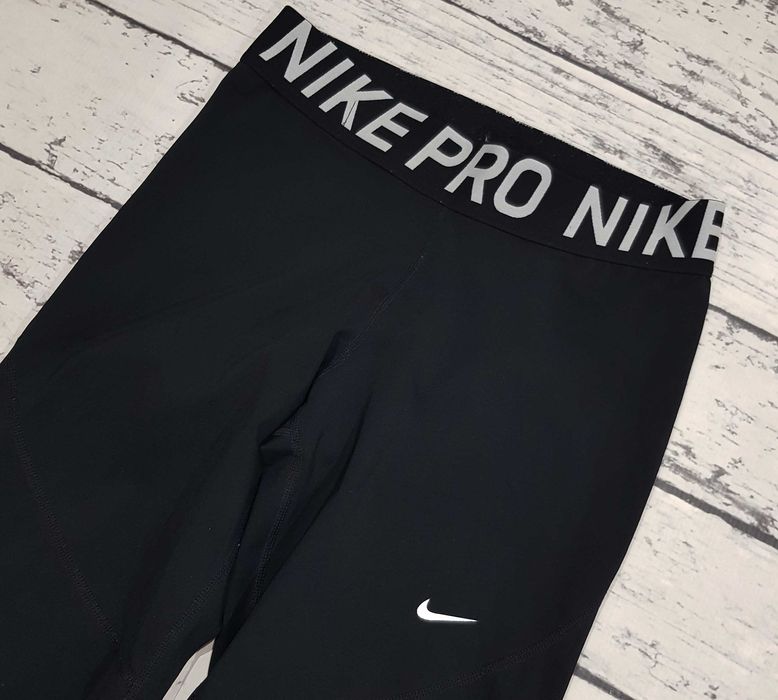 Nike * Pro * legginsy * czarne * damskie * L