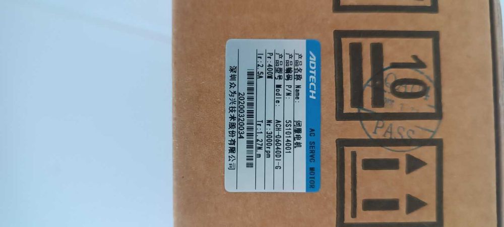 Серводвигатель ACH-06040DI-G 400w 2.5A 3000rpm