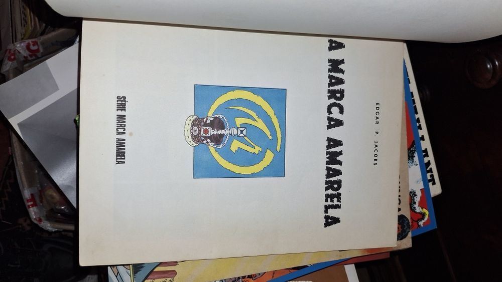 Marca Amarela Edgar Jacobs edição verbo raro