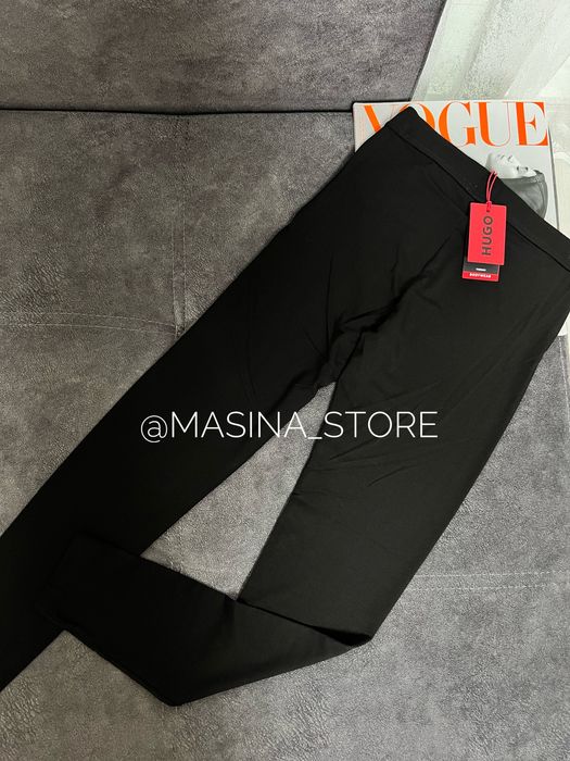 Нові лосини легінси термо Hugo Boss XS, M чорні оригінал