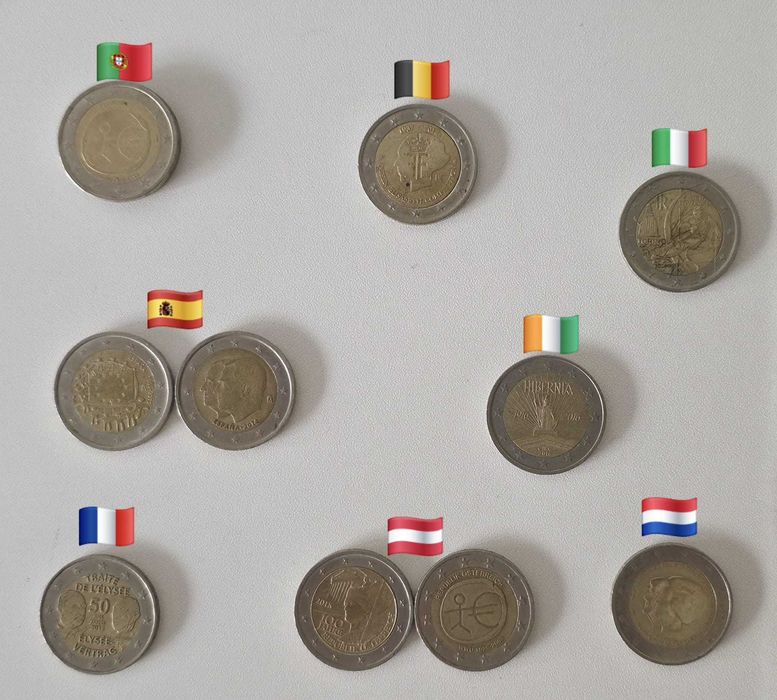 Moedas 2€ comemorativas (troca/venda)