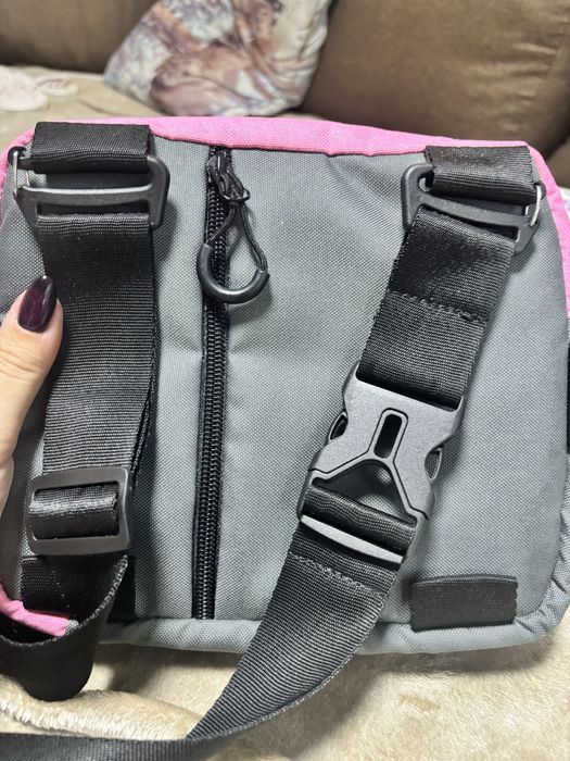 Тактична сумка сіро рожева