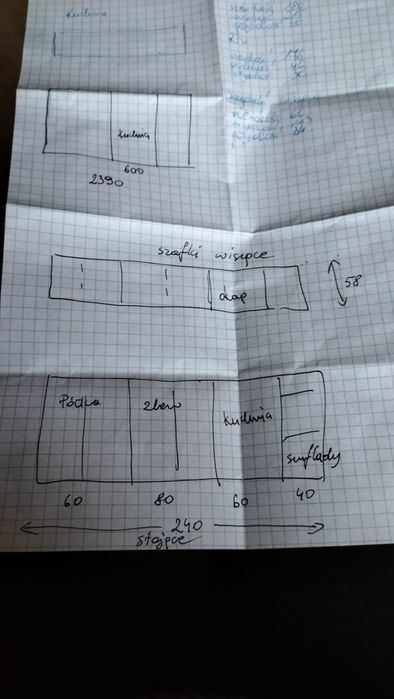 Rezerwacja Szafki kuchenne całość