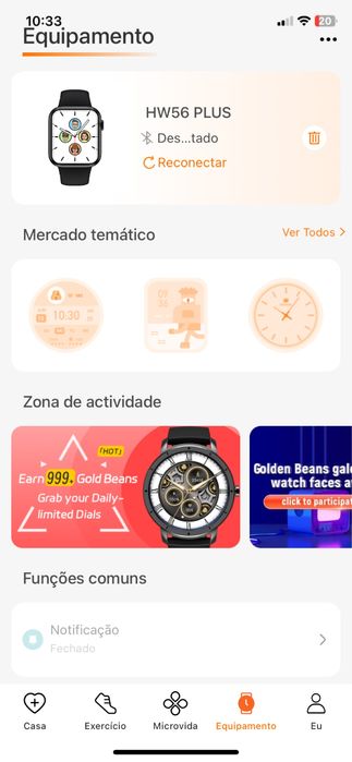 Relógio Smart Watch HW56 Plus