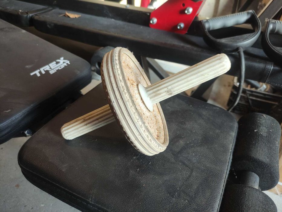 Kółko na brzuch ab wheel stare prl polsport