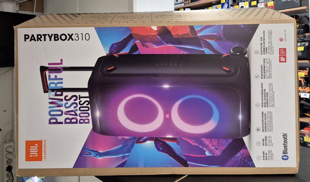 Głośnik power audio JBL PARTYBOX 310,Gwarancja, Komis Jasło Czackiego