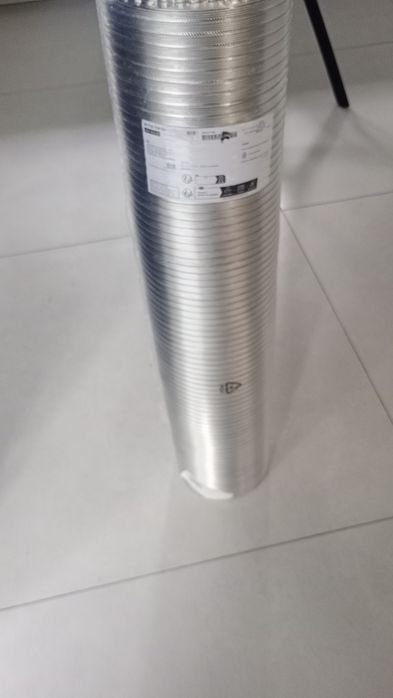 Rura spiro zginana do okapu NYTTIG TUB 150 ikea nowa wentylacja