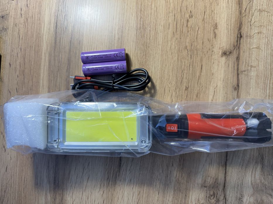 Акумуляторний ліхтар для СТО та гаража COB LED ZJ-8859