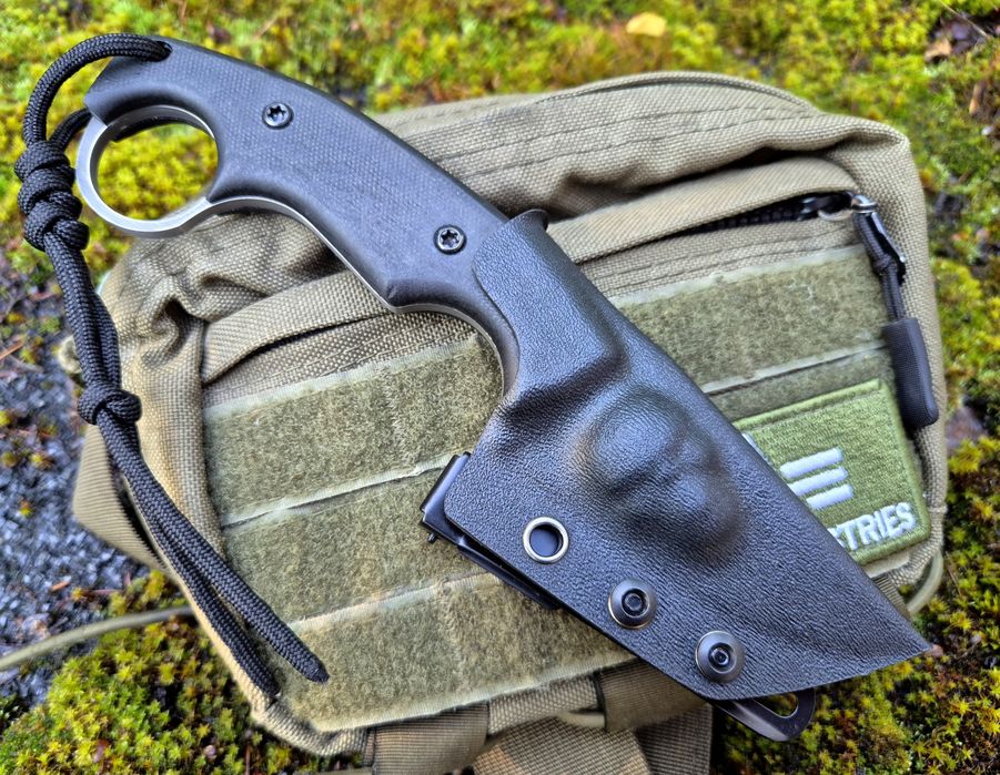 Nóż Custom , Handmade  , Stal 4h13 4mm, EDC,