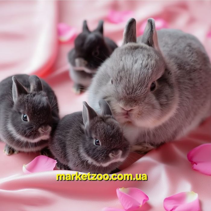 Карликові міні кролики Нідерландські нидерландские мини карликовые кро
