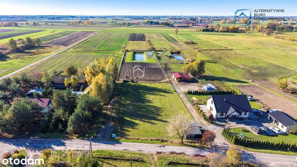 Działka z prywatnym stawem - Grądy - Widok 4