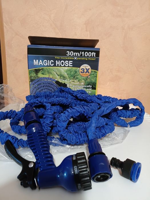 Шланг поливочний 30 м розтягуючий Magic hose.