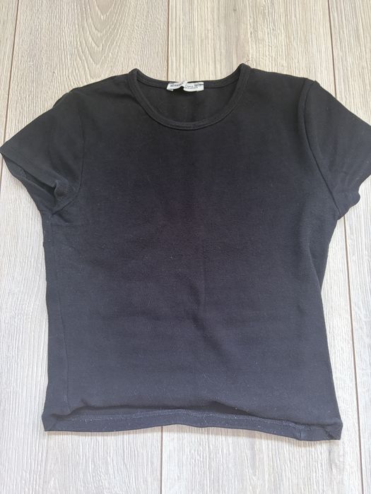 Czarny top Bershka