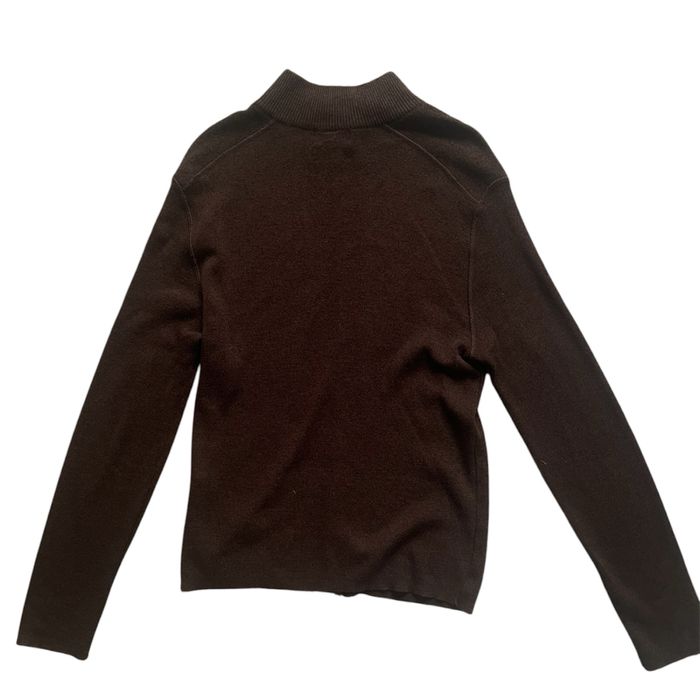 Коричневий кардиган Massimo Dutti на блискавці
