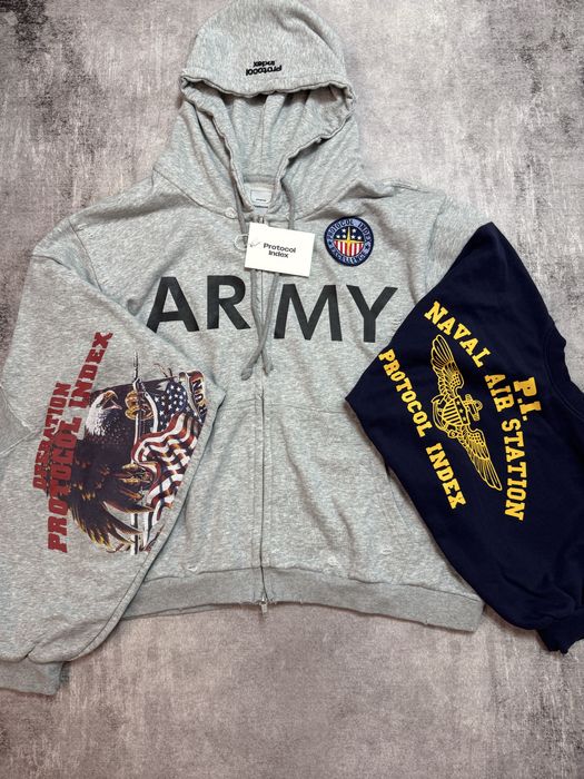 Зіп худі Protocol Index (Grailz Project G/R) Army S M L ERD