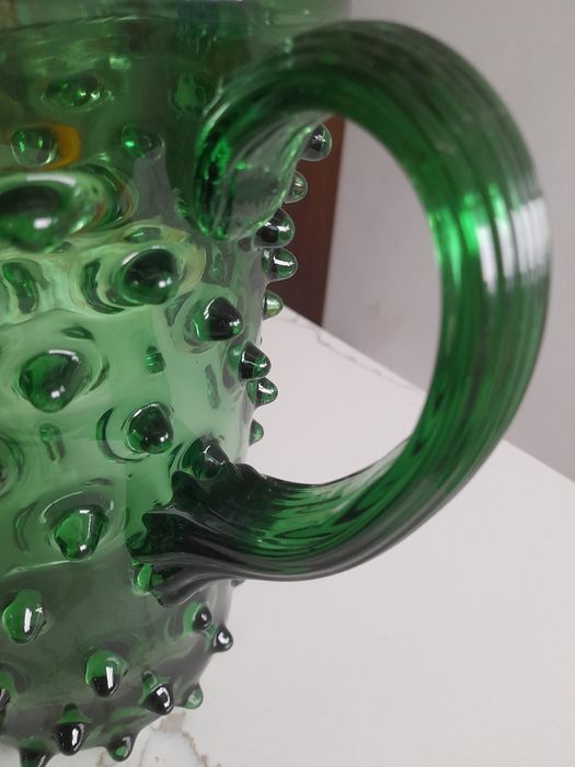 Dzbanek szklany Empoli , retro 25cm