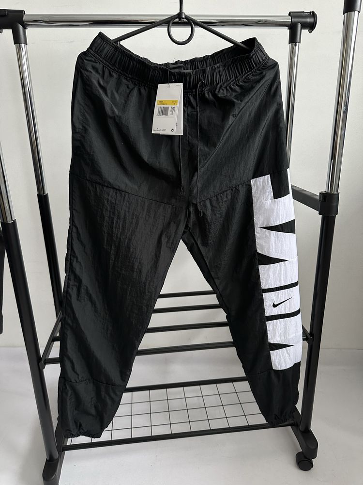 Нейлоновые штаны Nike, штаны на осень, Nike big swoosh, big logo nike ...